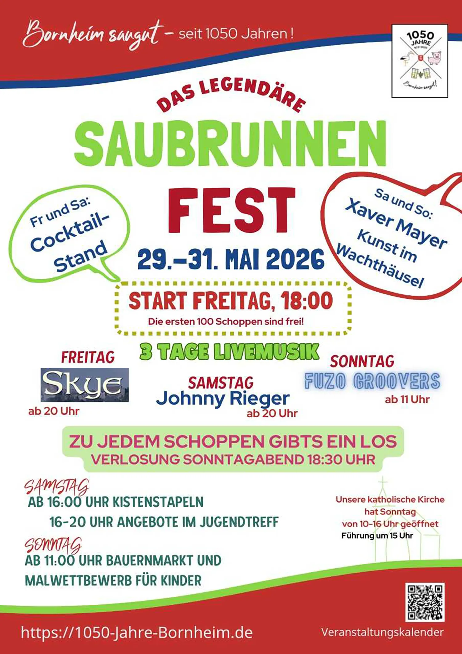 Saubrunnenfest 1050 Jahre Bornheim